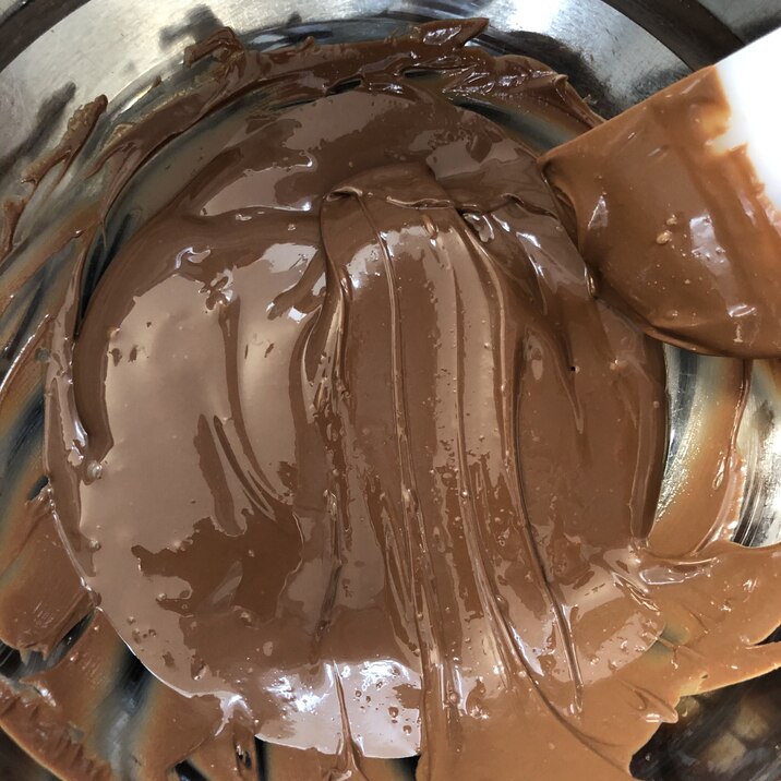 簡単チョコレート湯煎 レシピ 作り方 By おさるのじょーじ 楽天レシピ